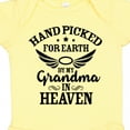 thumbnail image 4 of Inktastic Handpicked for Earth by My Grandma in Heaven Angel Wings Boys or Girls Baby Bodysuit, 4 of 5