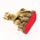 thumbnail image 5 of Estatua de conejo de latón chino Fengshui 2 piezas Gloria Ornamento animal del zodiaco chino, 5 of 9