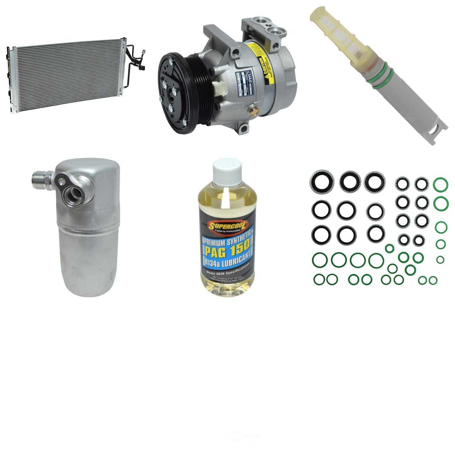 A/C Compressor and Component Kit -- Compressor-Condenser Replacement Kit Fits select: 2002-2003 CHEVROLET IMPALA, 2002-2003 CHEVROLET MONTE CARLO LS