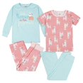 thumbnail image 2 of Ensemble de Pyjama 4 Pcs pour Filles, Petit Lama Rose, 24 Mois, 2 of 2