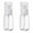Clear, variant on 2PCS Small Spray Bottle Travel Size 2oz/60ml - Fine Mist Mini Empty Spray Bottles - Empty Small Misting Spritzer, Perfume Atomizer with Pump Clear Containers - for Toners, Face & Hair Mist
