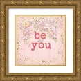 thumbnail image 1 of Murdock, Ramona 15x15 Gold Ornate Wood Framed with Double Matting Museum Art Print Titled - Be You, 1 of 4