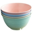 thumbnail image 4 of HOMEMAXS EcoFriendly PP and Wheat Straw Bowls for Drinking with Assorted Colors and Design 4pcs, 4 of 8