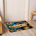 thumbnail image 6 of Sunflower Non-Slip Polyester Door Rug, Machine Washable Door Carpet, Bath Rugs, 6 of 6