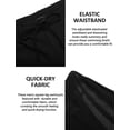 thumbnail image 5 of COOFANDY Mens Swim Trunks Swim Briefs Square Leg Sexy Tight Swimwear Bathing Suit Board Short with Liner, 5 of 6