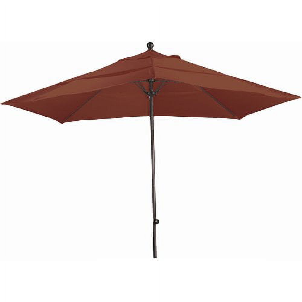 California Umbrella EZF118-5401-DWV 11 ft. Fiberglass Easy Lift No Crank No Tilt Market Umbrella - Bronze and Pacific Blue - image 2 of 7