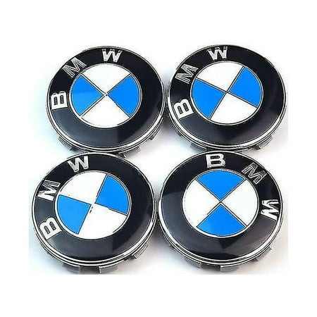 AVEKI 4-piece Car Wheel Cover, Bmw Logo 68mm Wheels, Center Wheel Cover ...