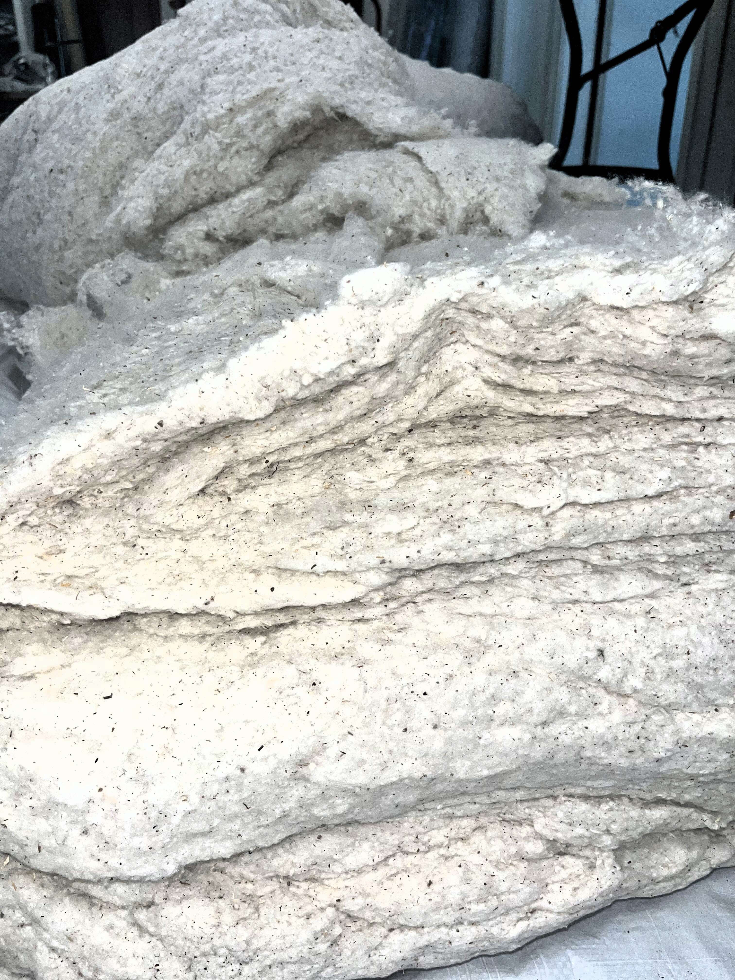 Raw Cotton Stuffing | All Natural | US Green Cotton - 500 LBS