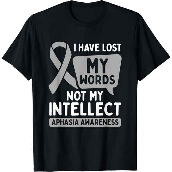 Premium Comfort - Aphasia Awareness Have Lost my words not my intellect T-Shirt