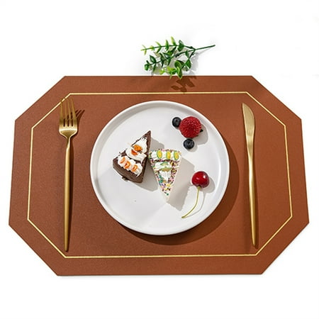 

Placemats Dual Sided Faux Leather Place Mats Indoor Placemats for Dining Table Outdoor Placemats Non-Slip Washable Table mats
