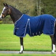thumbnail image 1 of Horseware Rambo Optimo Stable Sheet 81 Navy/Beige/Blue, 1 of 1