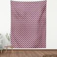 thumbnail image 4 of Ambesonne Fashion Fabric by the Yard Upholstery, Pinkish Diamonds Pattern, 1 Yard, Pale Fuchsia and Pastel Pink, 4 of 5