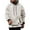 White, variant on Men's Casual Hoodie Sweatshirt Fashion Long Sleeve Drawstring Pullover Hoodie With Pockets ,Size S-2XL