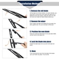 thumbnail image 2 of Unique Bargains 300mm Rear Windshield Wiper Blade for Nissan Patrol 2010-2020, 2 of 7