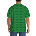 thumbnail image 3 of Fotbe Green St. Patrick’s day Camisa Estampada de Manga Corta para Hombre, Casual de Verano, Estilo Playero, Sin Arrugas-4X-Large, 3 of 5
