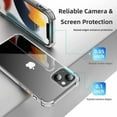 thumbnail image 2 of iPhone 8 Plus Étui, Étui Antichoc, Armure Hybride Transparente Rigide, Étui/étui Clair iPhone 8 Plus, 2 of 5