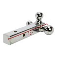 thumbnail image 4 of Extreme Max 5001.6532 Solid Shank Tri-Ball Hitch with 1-7/8", 2" & 2-5/16" Balls - Chrome, 4 of 4