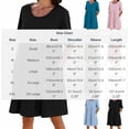 thumbnail image 4 of CFLVAEK Cotton Linen Dresses for Women with Pockets Casual Short Sleeve Pleated Dress Solid Scoop Neck Summer Midi Dresses Light Blue S, 4 of 9