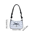 thumbnail image 3 of Bolso bandolera informal para mujer y bolso de mano para el brazo | Bolso de hombro de nailon versátil para uso diario | Monedero compacto para teléfono, cartera y maquillaje, 3 of 6