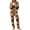 Multicolor-32, variant on DISKEBUISS Pajama Sets for Women Halloween Print Long Sleeve Tops & Pants 2 Piece Casual Home Comfort