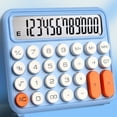 thumbnail image 4 of bobasndm Typewriter-style Calculator Mechanical Calculator 12-digit with Lcd Display Big Round Buttons Precise Desktop Handheld Calculator with Retro, 4 of 8