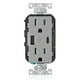 thumbnail image 1 of Cargador de pared USB Leviton tipo A y tipo C T5633-GY gris, 1 of 4