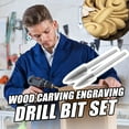thumbnail image 3 of 2PCS Wood Carving Drill Bits Set,Carbide Tipped Engraving Bits for Dremel Rotary Tool,Woodworking,DIY,Milling Cutter,Silver, 3 of 3