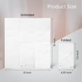 thumbnail image 4 of Stylish Disposable White and Silver Dinner Party Napkins, 100 Dessert Napkin, 3ply 7.5 x 4.25 inch, 4 of 6