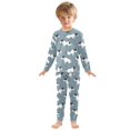 thumbnail image 3 of Dailycode Cotton Pajama Set Snug Fit Long Sleeve Top and Pants for 18M-8Y Cute Terrier Dogs, 3 of 7