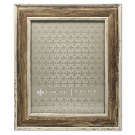 - 8x10 Weathered Walnut Picture Frame - Domed Top