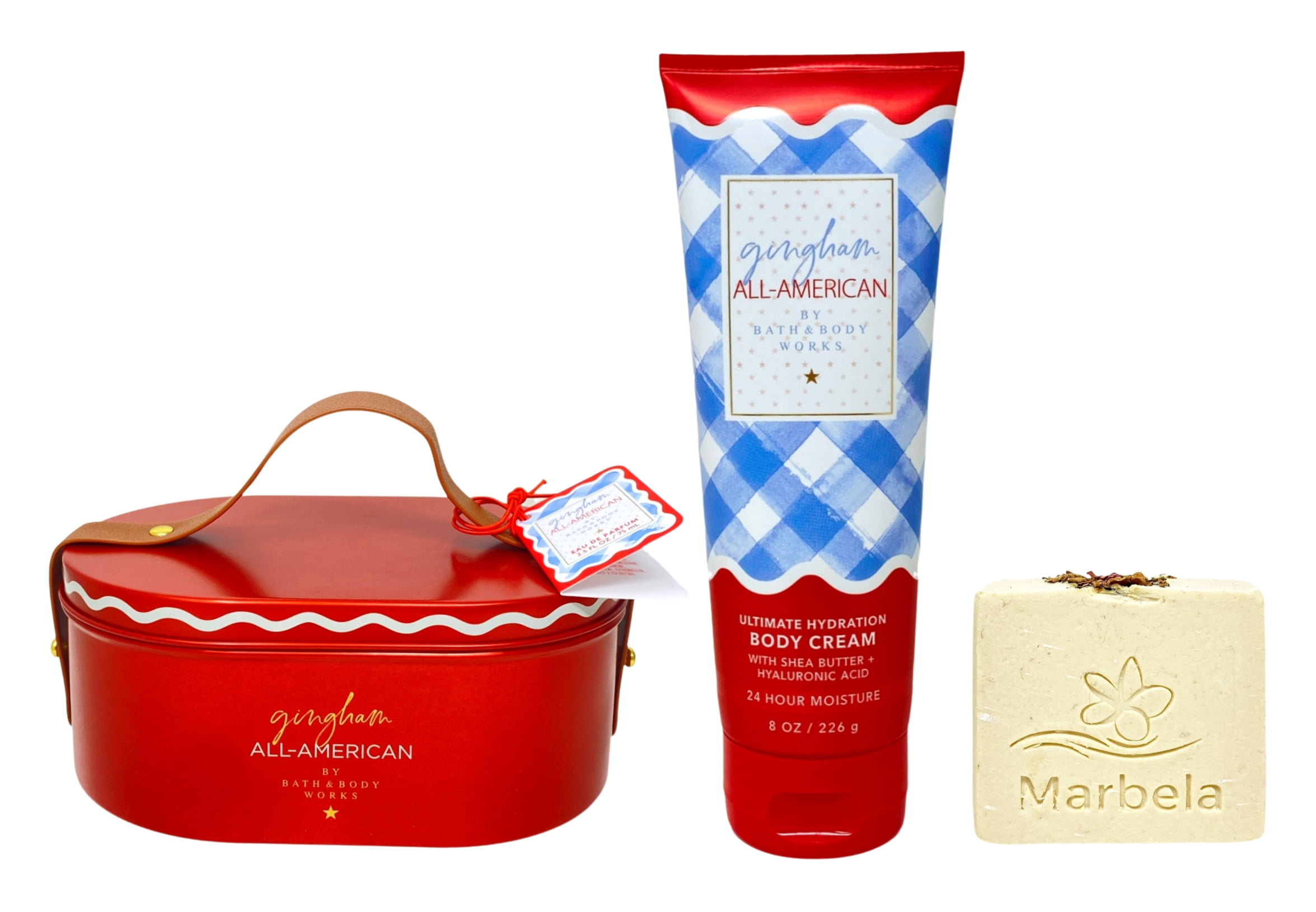 Bath & Body Works Gingham All-American Deluxe Gift Set - Body
