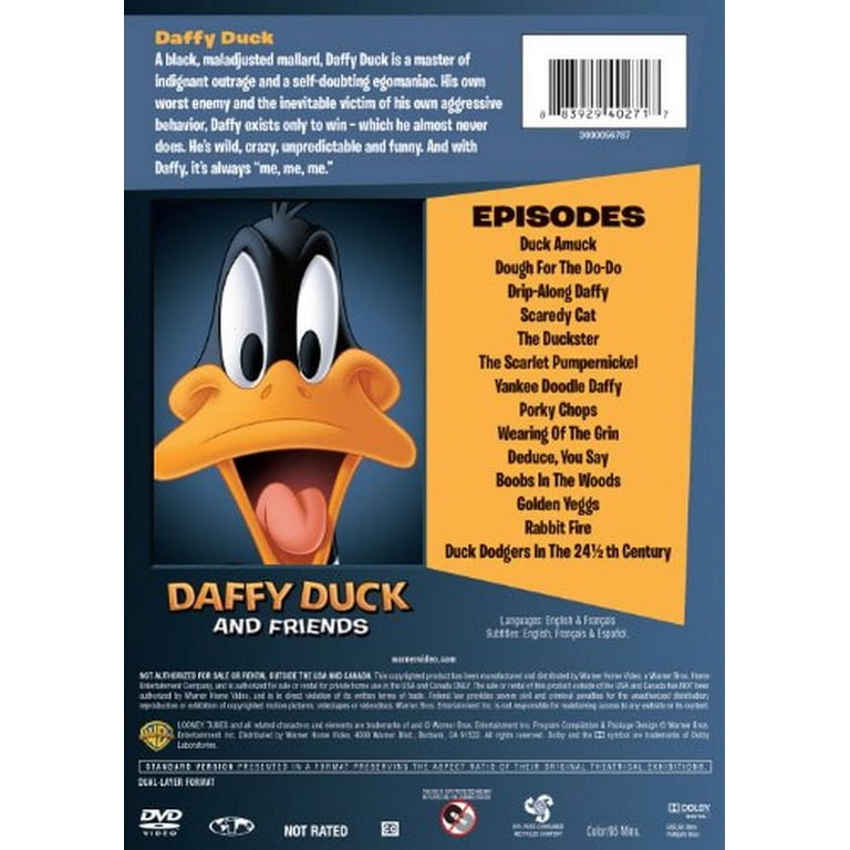 Daffy Duck and Friends DVD, 14 Episodes, Animation, 411 mins
