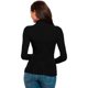 thumbnail image 2 of Blusa Termica Mujer, Color Negro, Manga Larga, Unitalla, Cuello Alto, Playera, Casual, Basica, Camiseta, Uso Diario Dahirim Store  KIM191210, 2 of 5