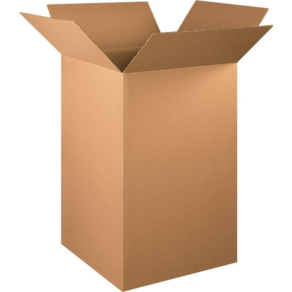 Box Partners Corrugated Boxes 22" x 22" x 36" Kraft 10/Bundle 222236