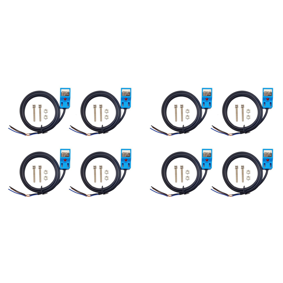 Inductive Proximity Sensor SN04-N Normally Open Detection Approach Switch NPN NO with TL PL SN Bracket (8 Pack),8 x inductive proximity switch with TL PL SN bracket