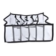 thumbnail image 2 of Foldable Drawer Organizer, Underwear  Storage Box Multiple Cells Multi Purpose Mesh Design Breathable Drawer Divider for Panties Socks, 2 of 8
