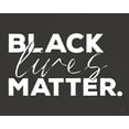 thumbnail image 2 of Lux + Me Designs 14x12 White Modern Wood Framed Museum Art Print Titled - Black Lives Matter I, 2 of 4