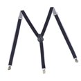 thumbnail image 1 of Bretelles Ajustables pour Hommes avec 3 Pinces pour Costume de Mariage d'Affaires Fête Bleu Foncé, 1 of 9