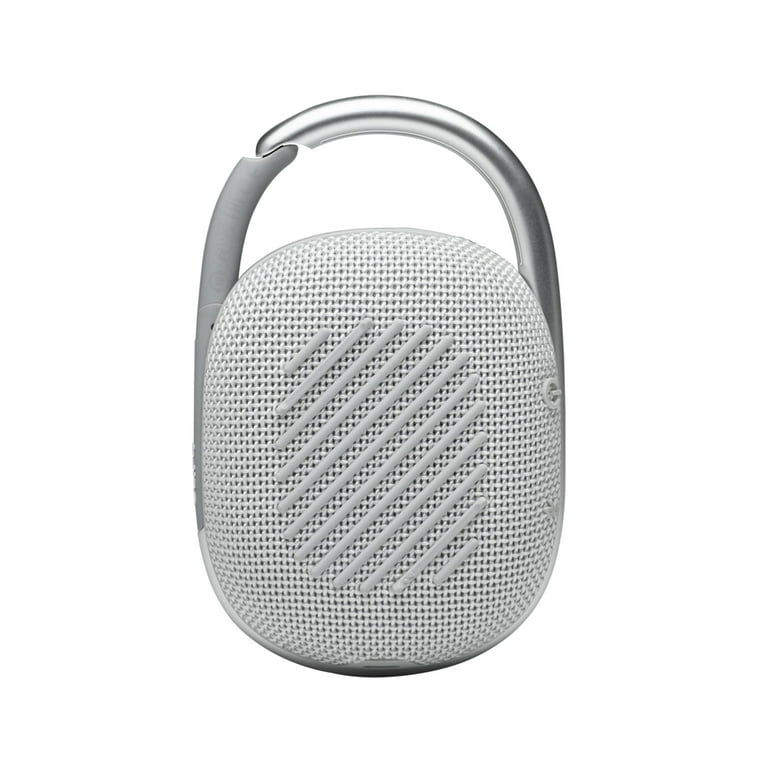 Open Box JBL Clip 4 White Portable Bluetooth Speaker
