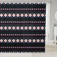thumbnail image 1 of Southwestern Rideau de Bain Géométrique Garçons Filles 72"x72 Pouces Boho Native Aztec Rideau de Douche pour Enfants Imperméable Rétro Exotique Ensemble de Rideaux de Douche Accessoires de Salle de Bain pour Enfants, 1 of 6