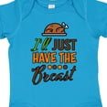 thumbnail image 4 of Inktastic I'll Just Have the Breast with Turkey Illusration Boys or Girls Baby Bodysuit, 4 of 5