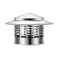 thumbnail image 4 of veasfak Capuchon de Toit Extérieur Protection contre la Poussière Imperméable Capuchon de Cheminée Rond B, 4 of 9