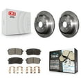 thumbnail image 1 of Transit Auto Rear Disc Brake Rotors and Ceramic Pads Kit for Car 2007-2012 Hyundai Veracruz K8T-101995, 1 of 11
