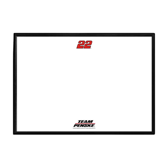 Joey Logano 27" x 19" Framed Dry Erase Board