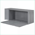 thumbnail image 5 of Queen Size Pine Wood & MDF Murphy Bed with Rotable Desk Gray - Space-Saving for Small Spaces, 5 of 24