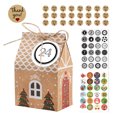 thumbnail image 1 of Caja de regalo de Navidad 24 piezas Diseño de cajas de embalaje de regalo de Navidad surtido, 1 of 7