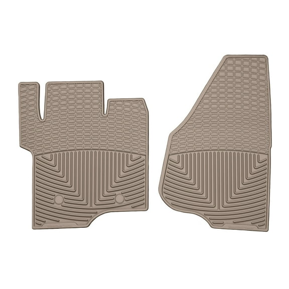 WeatherTech All-Weather Floor Mats compatible with 2011-2016 Ford Super Duty - 1st Row (Driver & Passenger), Tan