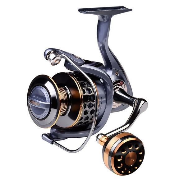 NEW Spinning Reels 21KG Max Drag 5.2:1 High Speed Metal Spool Saltwater Freshwate