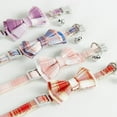 thumbnail image 5 of Collar SuperBuddy y Cute Bow Bell, cuello a cuadros desmontable de 2 piezas con lazo desmontable, 5 of 5