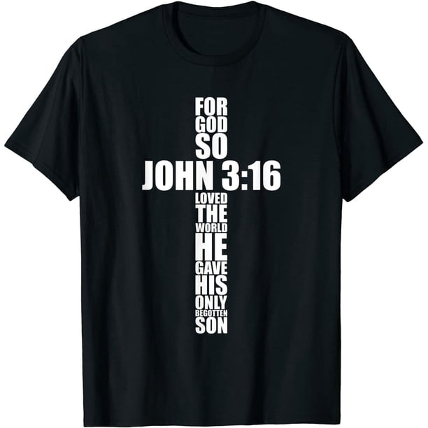 Jesus Christian Faith Pray God Religious T-Shirt Men Fashion Clothing Tee